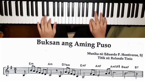 Pianosheet of buksan ang aming puso